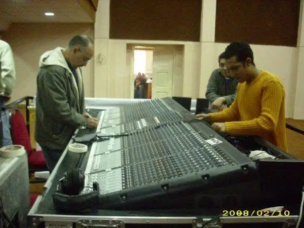 Coptic Orthodox church live audio engineering professional sound