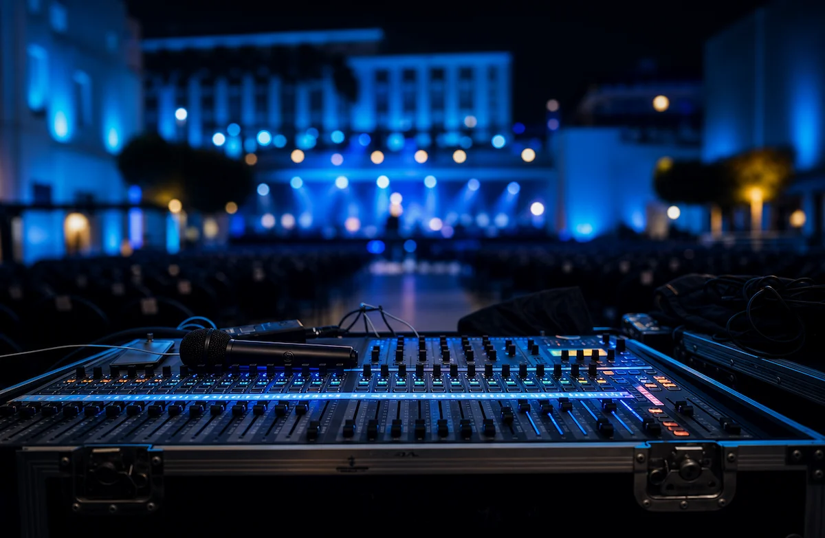Live sound production at Collège Saint-Marc Alexandria — Rock Sound portfolio