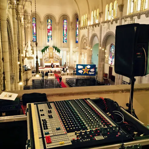 Collège Saint Marc Alexandria live sound professional audio engineering