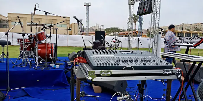 Professional sound production live event Alexandria Egypt