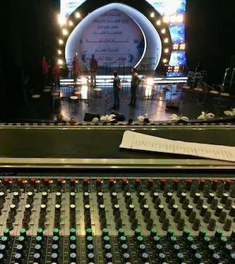 Ministry of Culture Cairo Egypt live event professional sound production Rock Sound