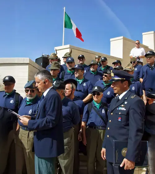 El Alamein Italian War Memorial ceremony professional audio engineering